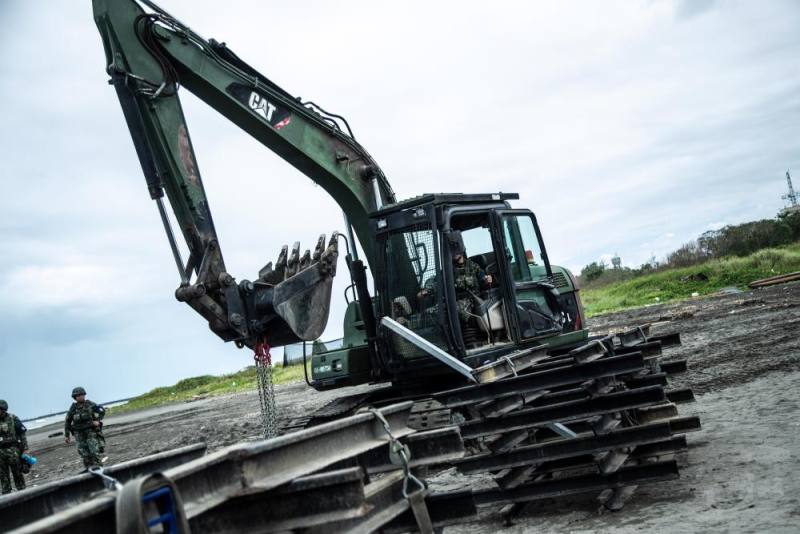 陸軍54工兵群工兵支援營執行作戰計畫暨戰備任務鑑測