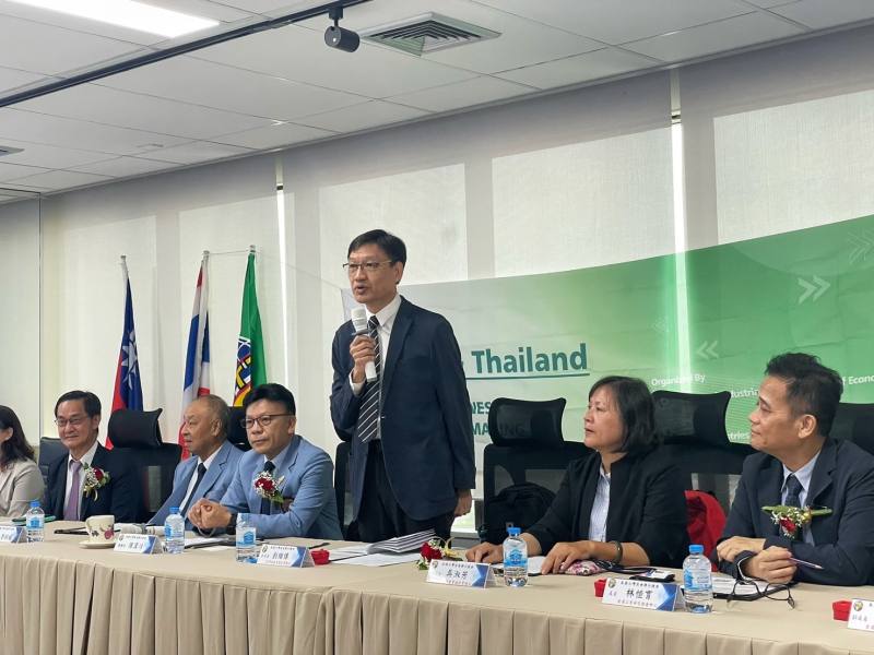The Deputy Director General of, Mr. Liu Chi-Chuan, led a team to cooperate with the TTBA to organize a Taiwan-Thailand matchmaking exchange meeting