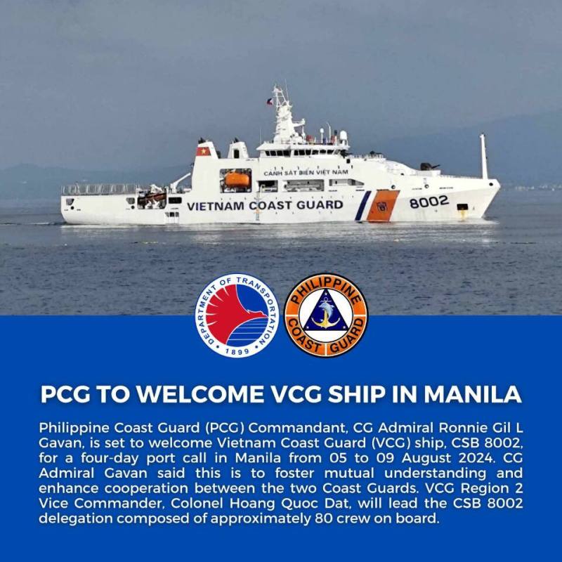 菲律賓和越南本週將在馬尼拉灣(Manila Bay)啟動史上首次聯合海岸防衛演習。(圖：PCG X平台)