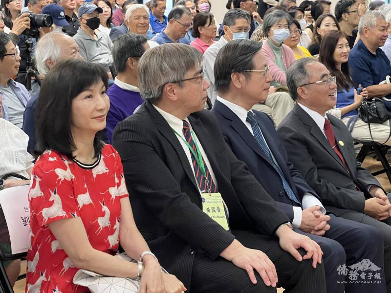 來自臺灣的眾多貴賓(前排)