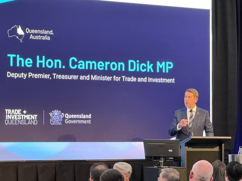 昆士蘭州副州長、財政廳長兼貿易和投資廳長狄克出席第37屆「澳台經濟聯席會議」表示，台灣一直是澳洲及昆士蘭的重要投資夥伴。