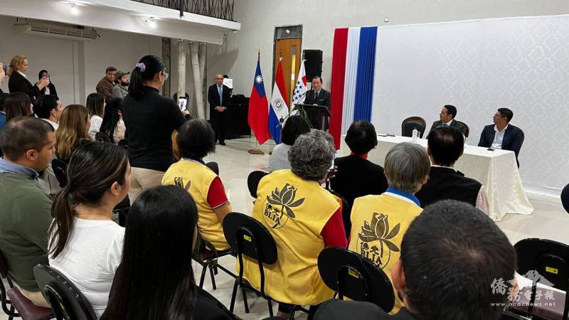 韓志正於捐贈儀式中致詞
