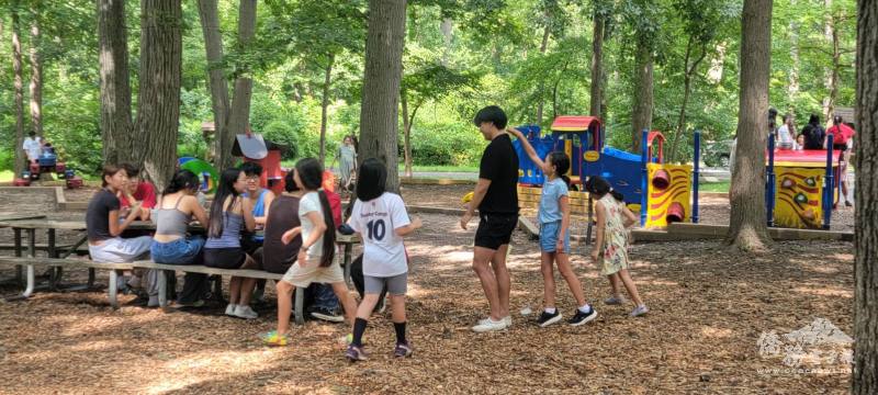 Students participated in various fun games and activities.