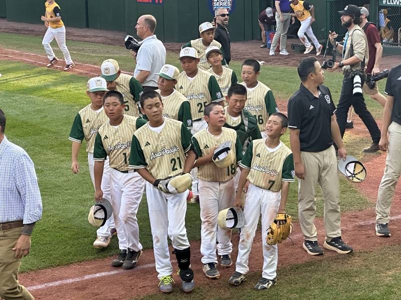 威廉波特世界少棒錦標賽25日台灣小將戰至8局獲亞軍，賽後仍止不住淚水