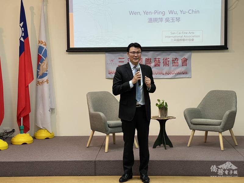 駐布里斯本辦事處處長范厚祿致詞