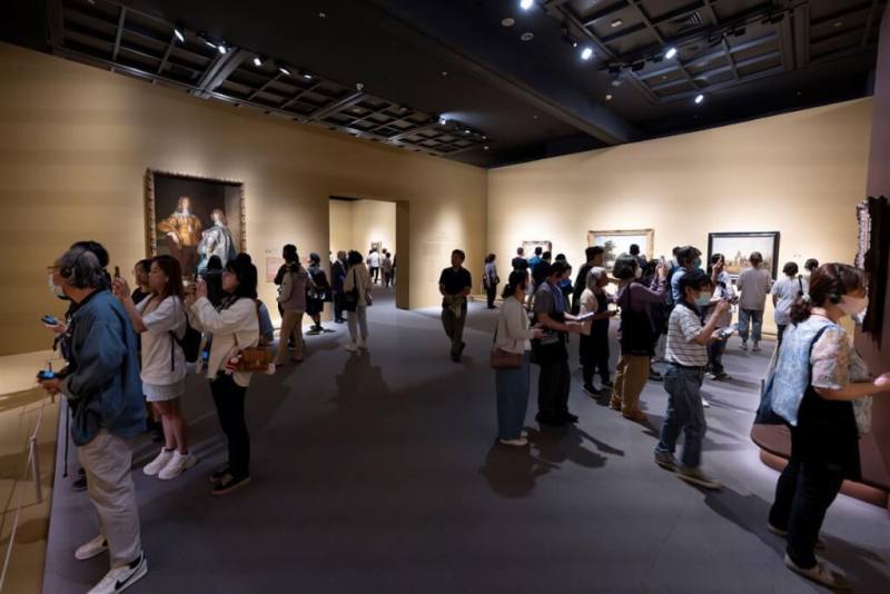 奇美博物館國際大展「從拉斐爾到梵谷：英國國家藝廊珍藏展」1日迎來展期最後一天，開展4個月以來，館方總計吸引逾42萬5000人次造訪，創下開館以來特展最高參觀人次。（奇美博物館提供）