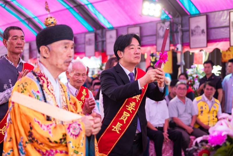 總統出席「嘉義城隍廟城隍夜巡諸羅城遶境活動」