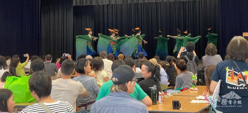 宜蘭復興國中帶來傳統藝術表演