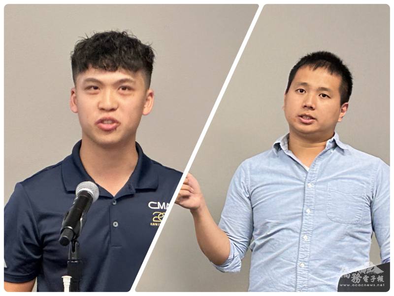 勤美集團Mitchell Lee和友達光電郭彥佃分享他們在臺灣企業工作的經驗和想法