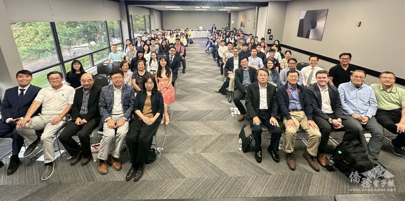 本次在密西根大學安娜堡校區舉辦的「臺灣企業在美國公司就業機會座談會」所有與會人員
