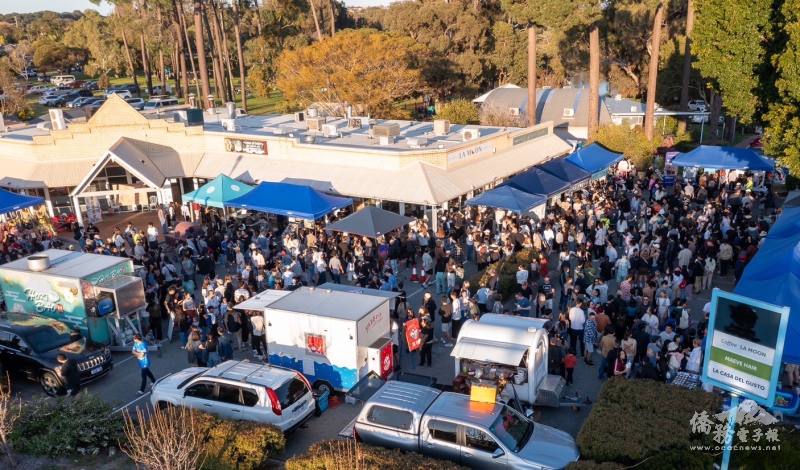 臺灣夜市現場空拍