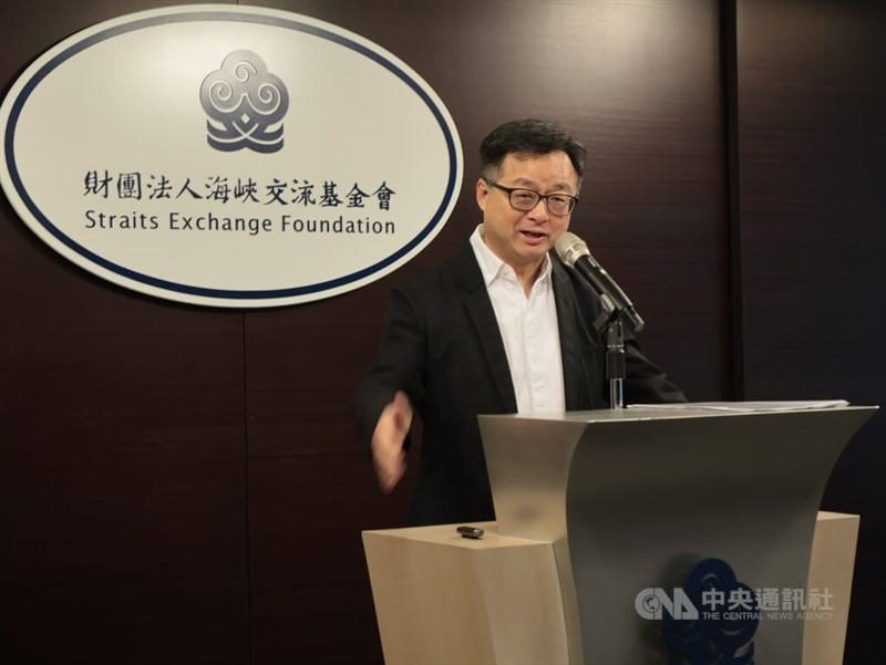 Straits Exchange Foundation Secretary-General Luo Wen-jia. CNA photo