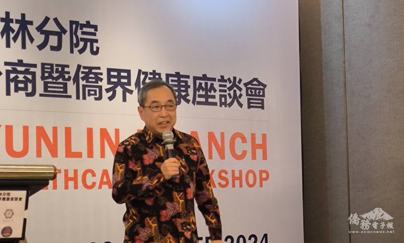 駐泗水辦事處處長邱陳煜致詞