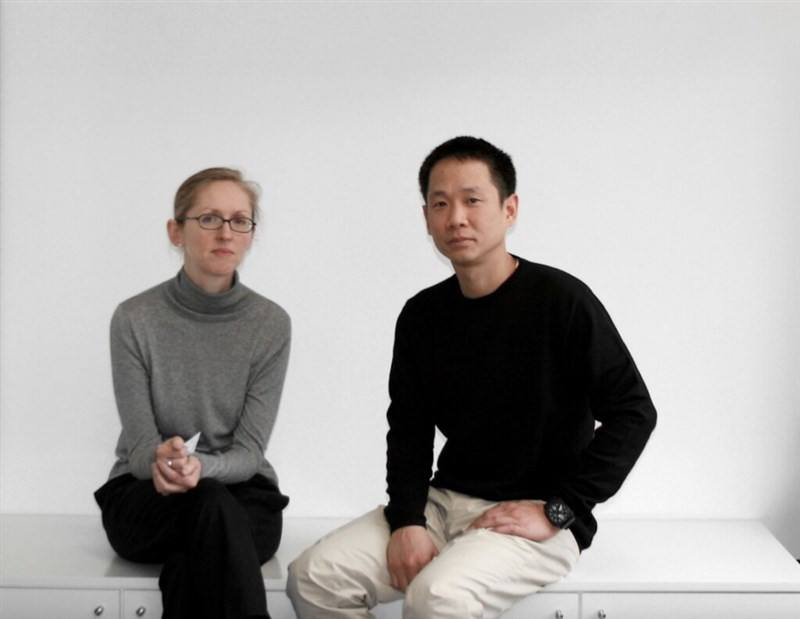 Taiwanese-American architect Peng Shih-fu (right) and his wife Róisín Heneghan (left). Photo courtesy of Peng Shih-fu