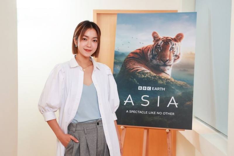 藝人「大霈」李霈瑜（圖）受邀為BBC Earth生態環境紀實節目「亞洲」（Asia）中文預告獻聲錄製旁白推薦。（BBC Earth提供）