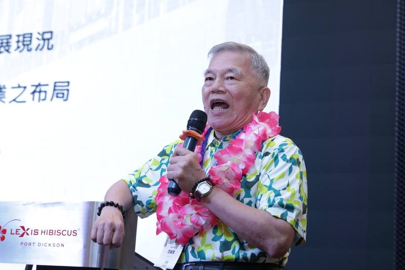 總統府資政沈榮津（圖）應邀赴馬來西亞演講強調，台灣IC設計產業應以先進製程、高值化應用領域需求為主，避開中國低價晶片競爭，搶進高利基市場。攝於2日