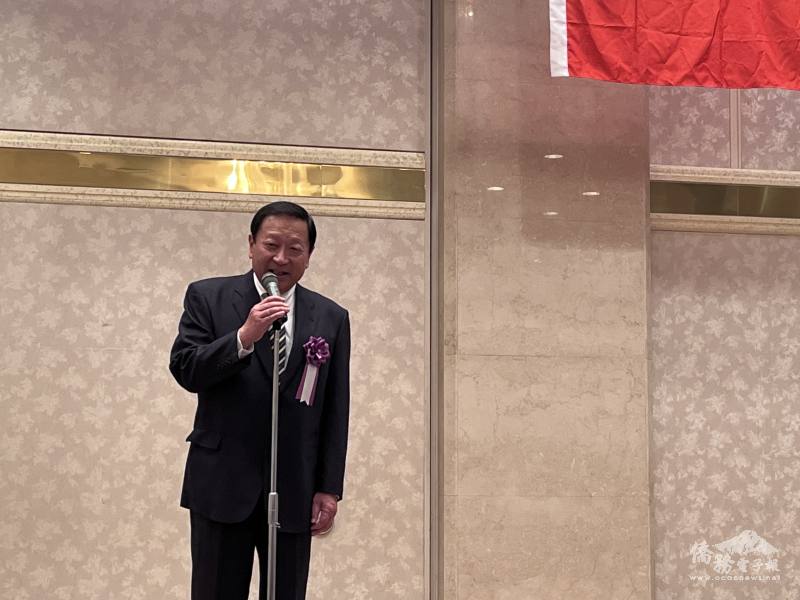 山形縣中華總會會長羅美杰致詞