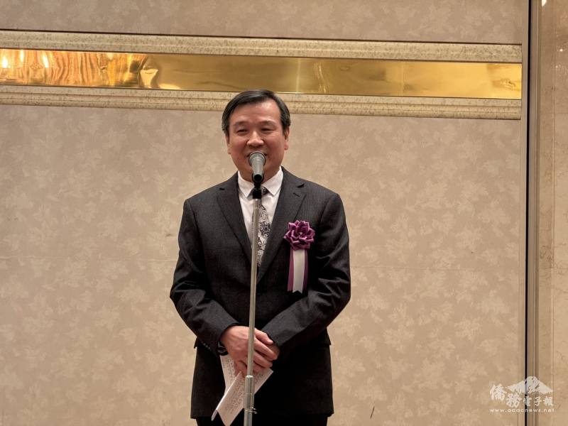 駐日本代表處代表李逸洋致詞