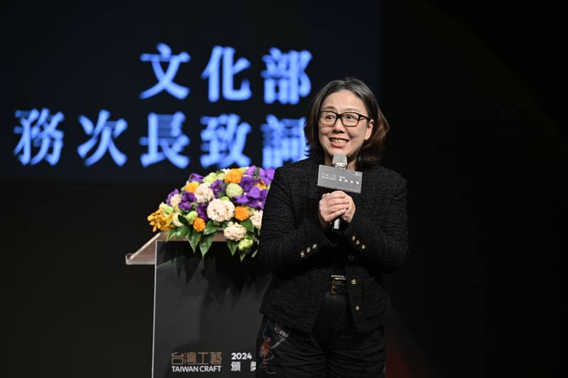 文化部政務次長王時思則表示臺灣工藝代表匠人的崇高技藝、文化的連結與累積，盼傳達給每個人，盼大家以臺灣工藝為傲也向得獎者致上最高敬意。