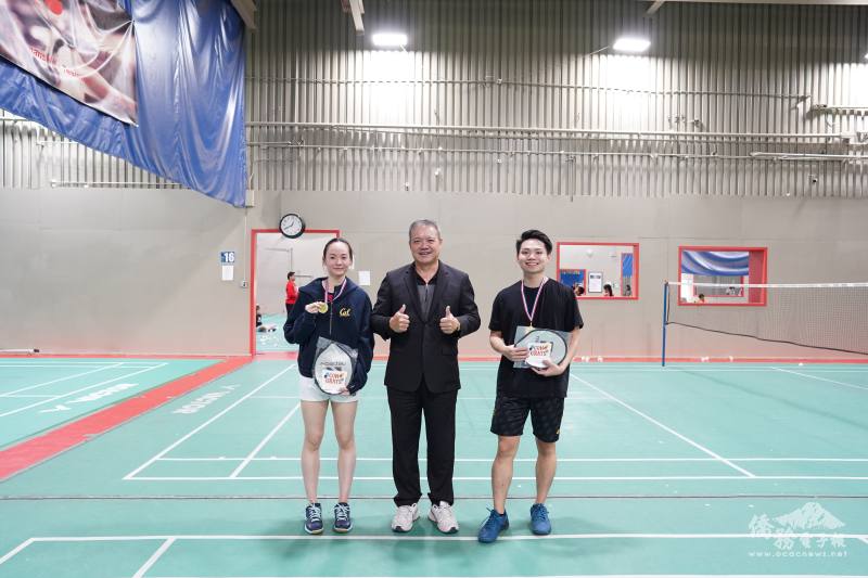 混合雙打冠軍：William Lai & Joyce Huang