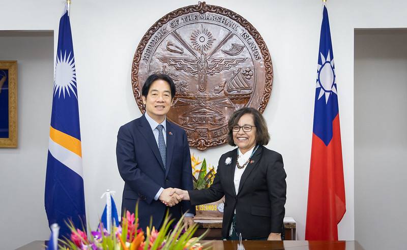 President Lai Ching-te meets with President Hilda C. Heine of the Republic of the Marshall Islands and cabinet ministers.