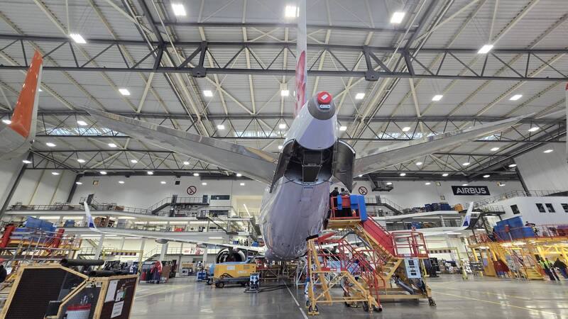 華航2025年預計迎接5架新世代窄體機隊A321neo，預計1月交付的機尾已安裝輔助動力系統（APU）