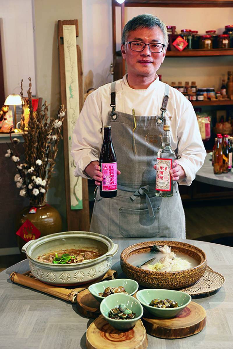 Lin Qi-feng, head chef of Afung’s Harmony Cuisine.​​