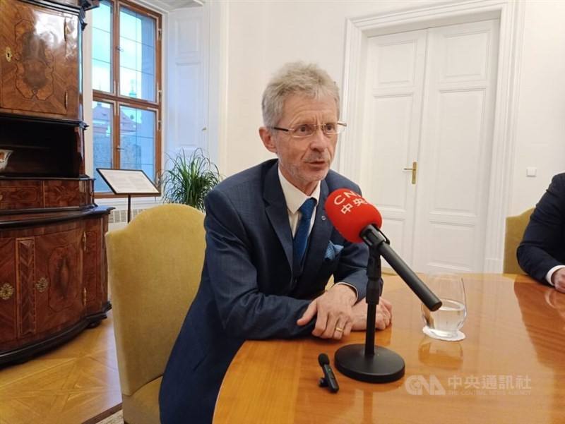 Czech Senate President Miloš Vystrčil. CNA photo Dec. 10, 2024
