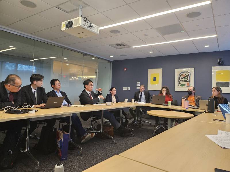 林次長宜敬拜訪美國非營利組織數位憑證聯盟（Digital Credentials Consortium, DCC），就數位憑證及數位身分等議題交換意見