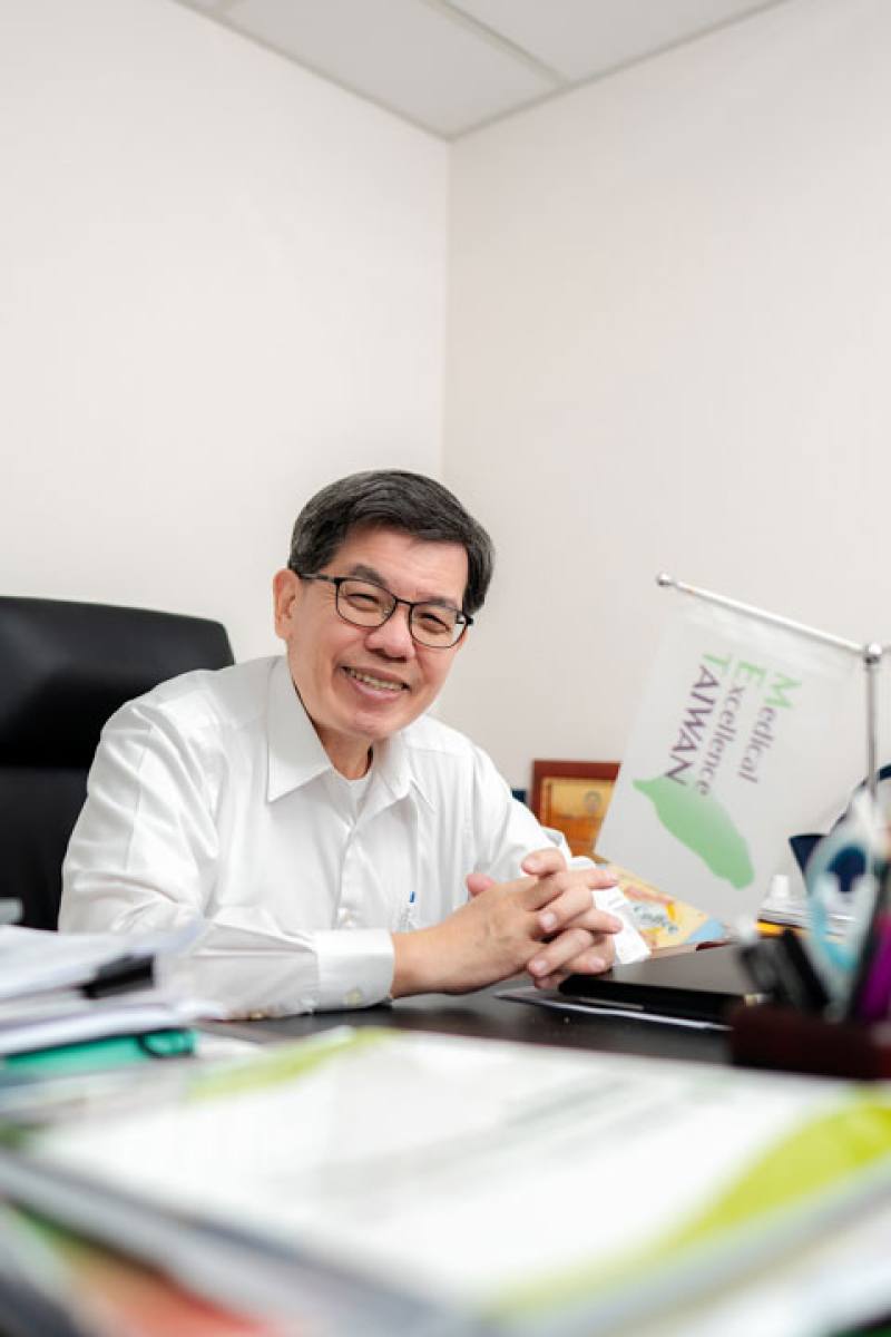 Wu Ming-yen, CEO of the Medical Excellence TAIWAN foundation, observes that in recent years Taiwan has improved procedures for healthcare for foreigners as well as better understood how to market these services. (photo by Lin Min-hsuan)​​