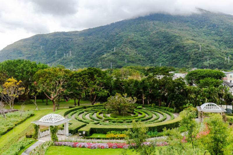 Gaeavilla Resort, which includes an aromatic herb maze, invites everyone to Hualien for a relaxing and therapeutic stay. (photo by Lin Min-hsuan)