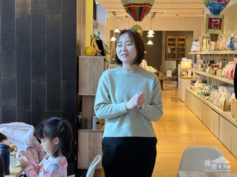 駐日代表處僑務組副組長李承芸致詞