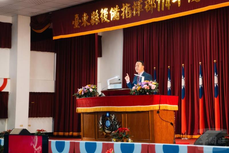 柏副部長於典禮中致詞肯定後備軍人的付出