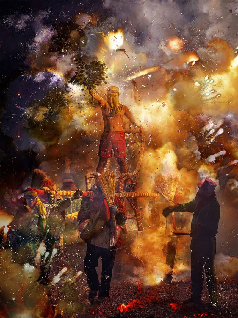 清華大學核子工程與科學研究所特聘教授梁正宏從小喜愛畫畫，常被稱讚用色大膽，後來才發現天生色弱。他從5年前起開始學習攝影，多張作品榮獲國際獎項肯定。（梁正宏提供）