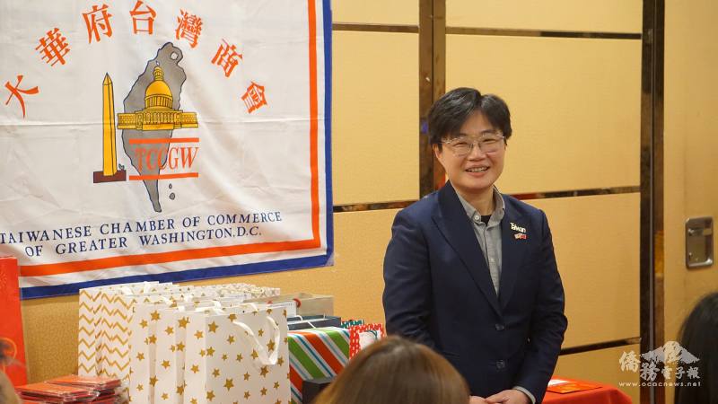 楊懿珊期許大家共同努力，為臺灣未來經濟奠定良好基石