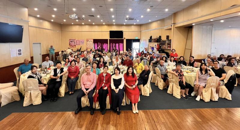 114年春節團拜，祝福彼此在嶄新一年喜氣洋洋。