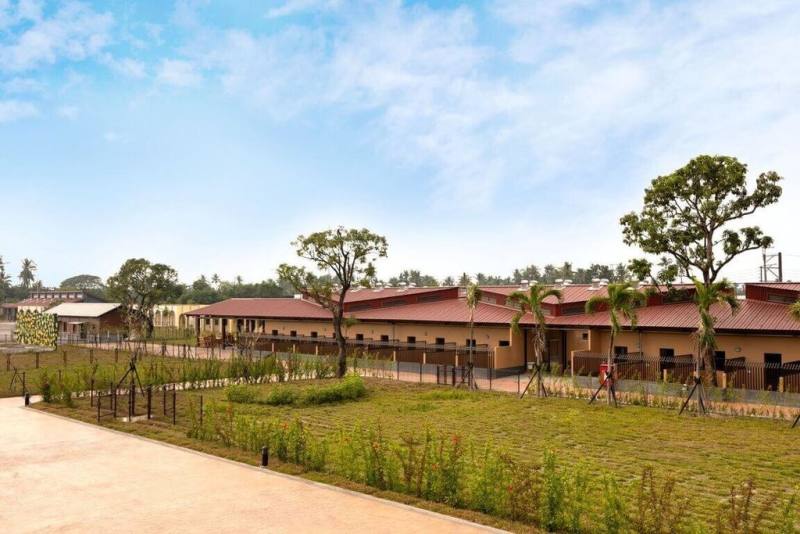 屏東縣政府為解決流浪犬貓收容空間不足問題，在原隘寮營區打造全台唯一複合式屏東縣動物之家，規劃友善收容、重回家庭及生命教育，113年6月揭牌。（屏東縣政府提供）