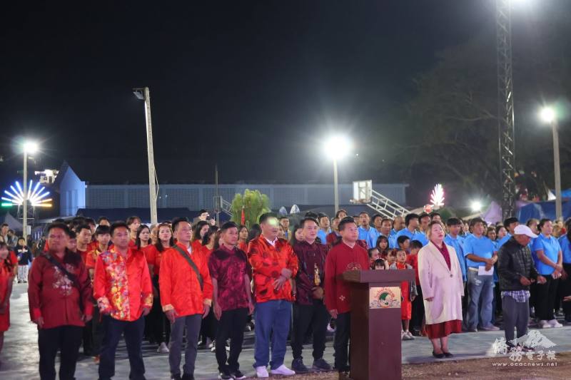 春節聯歡活動情景