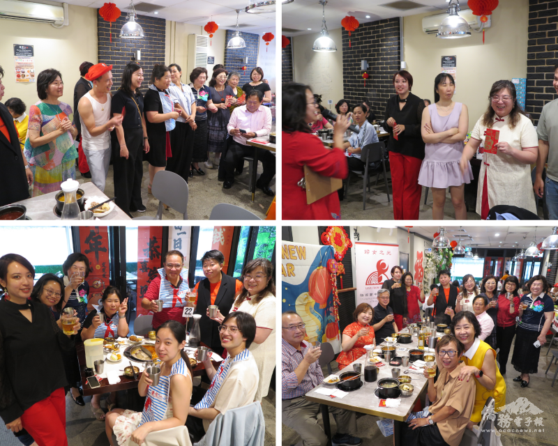 搶紅包遊戲以及蛇年相關的猜謎活動，全場歡聲笑語不斷
