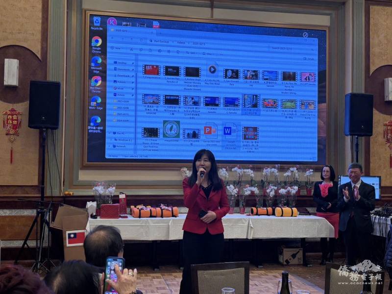 莊雅淑介紹各項僑務服務