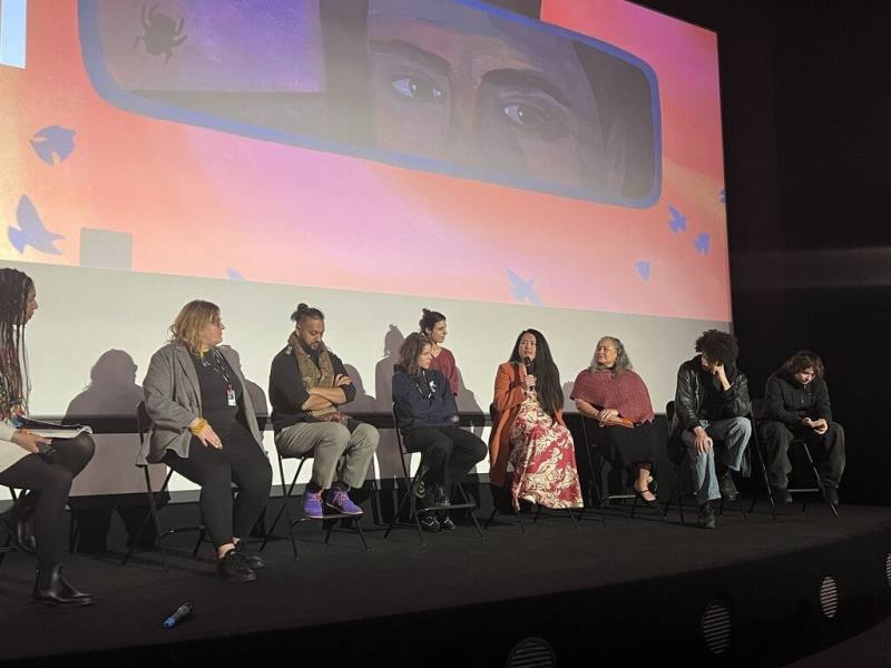 台灣導演陳潔瑤於1月31日至2月8日期間，出席第47屆法國克萊蒙費宏影展的「男孩奇幻夜」的映後座談，與現場觀眾交流。（駐法國代表處台灣文化中心提供）