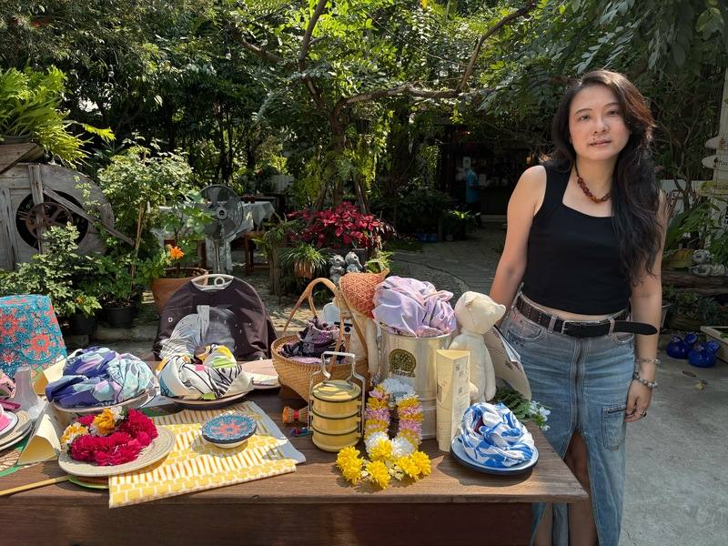 泰國藝文界年度設計盛事曼谷設計週2月8日至23日登場，台灣設計師郭俞霈集結來自泰國、馬來西亞、印尼和台灣的設計師展出「福符永續：多元文化祈福計畫巡迴展」。