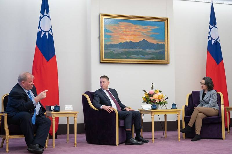 副總統接見「美國前白宮副國安顧問博明乙行」