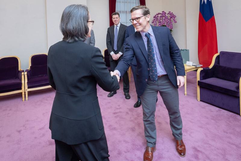 副總統接見美國智庫「蘭德公司」中國研究中心主任白明乙行