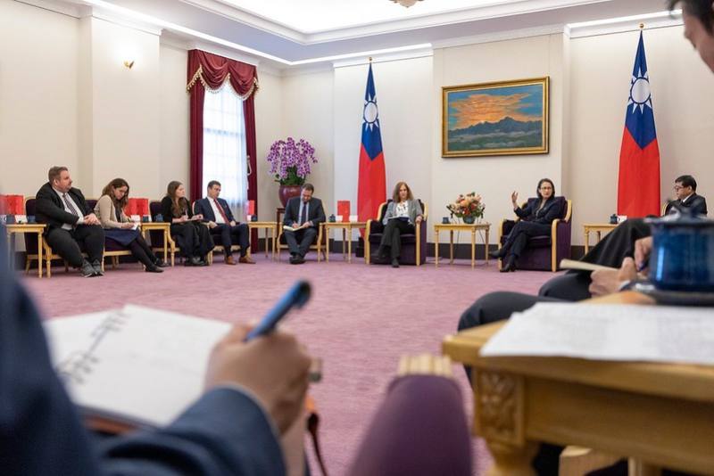 副總統接見「德國馬歇爾基金會」「台美政策計畫」訪團