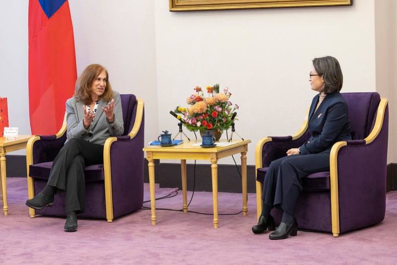 副總統接見「德國馬歇爾基金會」「台美政策計畫」訪團，並相互交流