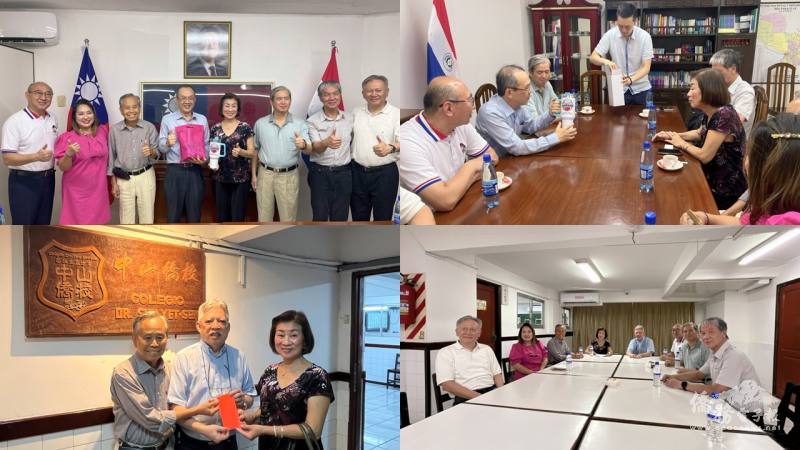 拜訪駐東方市總領事館(上)與參觀東方市中山僑校(下)