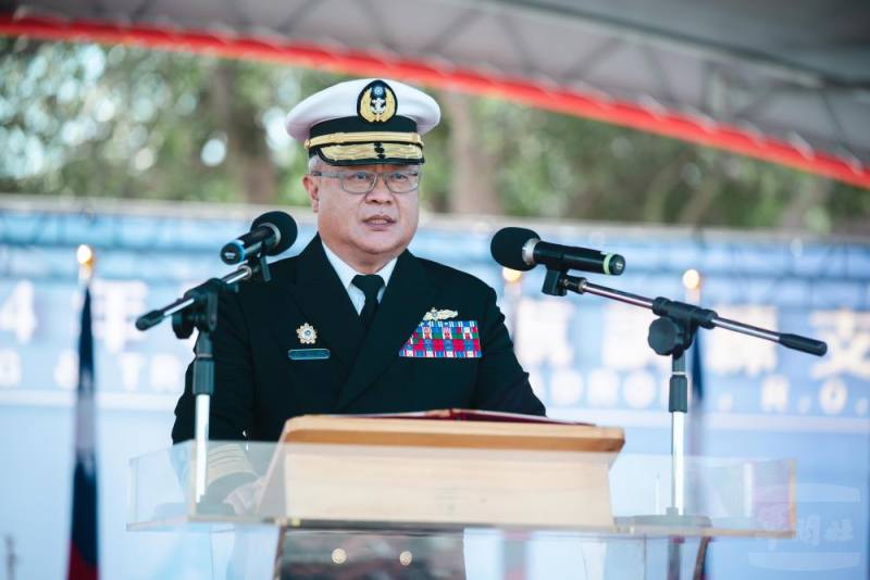 吳指揮官致詞，肯定支隊同仁展現的高昂士氣