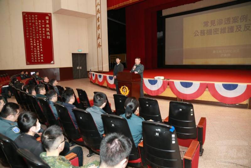 後備指揮部指揮官劉中將主持114年3月份專題講演。（後備指揮部提供）