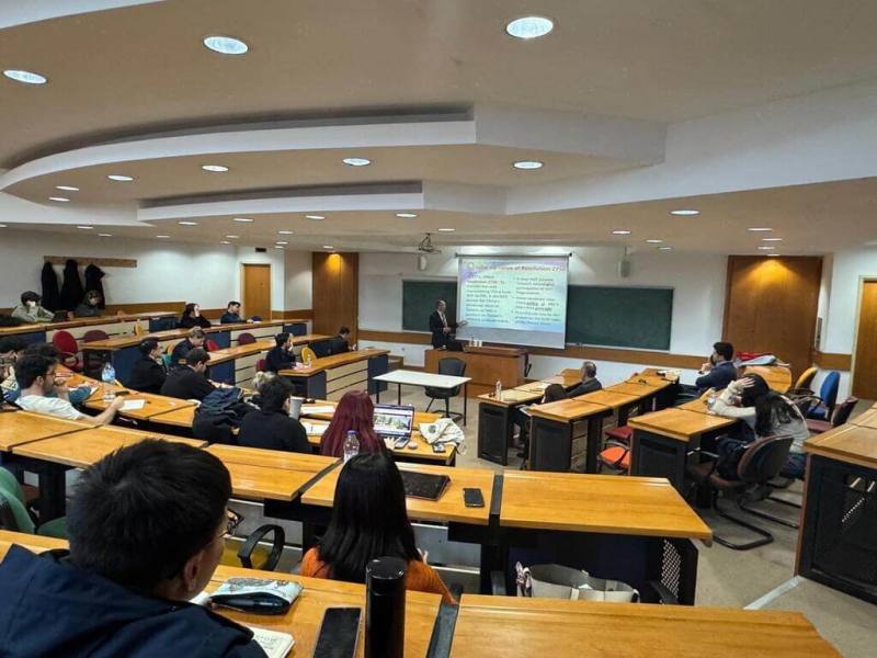 駐土耳其代表黃志揚演講吸引來自安卡拉地區各主要大學國際關係學者及研究生前往聽講。（駐土耳其代表處提供）